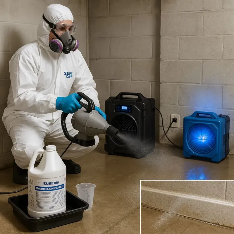 Sanitization and Odor Removal process in Ferrysburg, MI