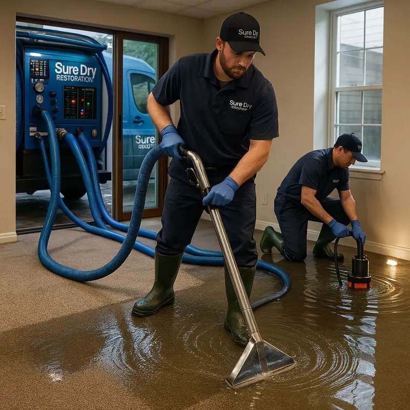 Water Extraction and Removal process in Ferrysburg, MI